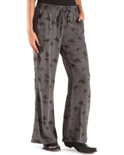 Billy T Women's Butterfly Drawstring Pants -Cowgirl Edge Sales 2000240703 400 D1