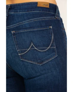 Ariat Women's Dark Ultra Stretch Flare Katie Jeans -Cowgirl Edge Sales 2000282169 400 P4