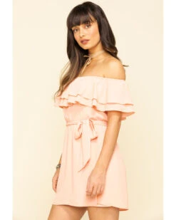 Show Me Your Mumu Women's Peach Rosie Mini Dress 8 Show Me Your Mumu Women's Peach Rosie Mini Dress -Cowgirl Edge Sales 2000296939 840 P3