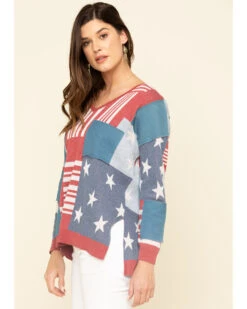 Tasha Polizzi Women's Flag Patch Pullover -Cowgirl Edge Sales 2000306838 900 P3
