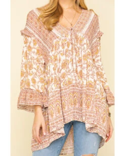 Free People Women's Moonlight Dance Tunic 8 Free People Women's Moonlight Dance Tunic -Cowgirl Edge Sales 2000309732 103 P4