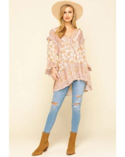 Free People Women's Moonlight Dance Tunic 10 Free People Women's Moonlight Dance Tunic -Cowgirl Edge Sales 2000309732 103 P6