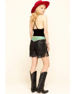 Double D Ranch Women's Midnight Cowboy Shorts 8 Double D Ranch Women's Midnight Cowboy Shorts -Cowgirl Edge Sales 2000312707 900 P6