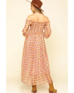 Molly Bracken Women's Pink Print Smock Dress 8 Molly Bracken Women's Pink Print Smock Dress -Cowgirl Edge Sales 2000319580 650 P6