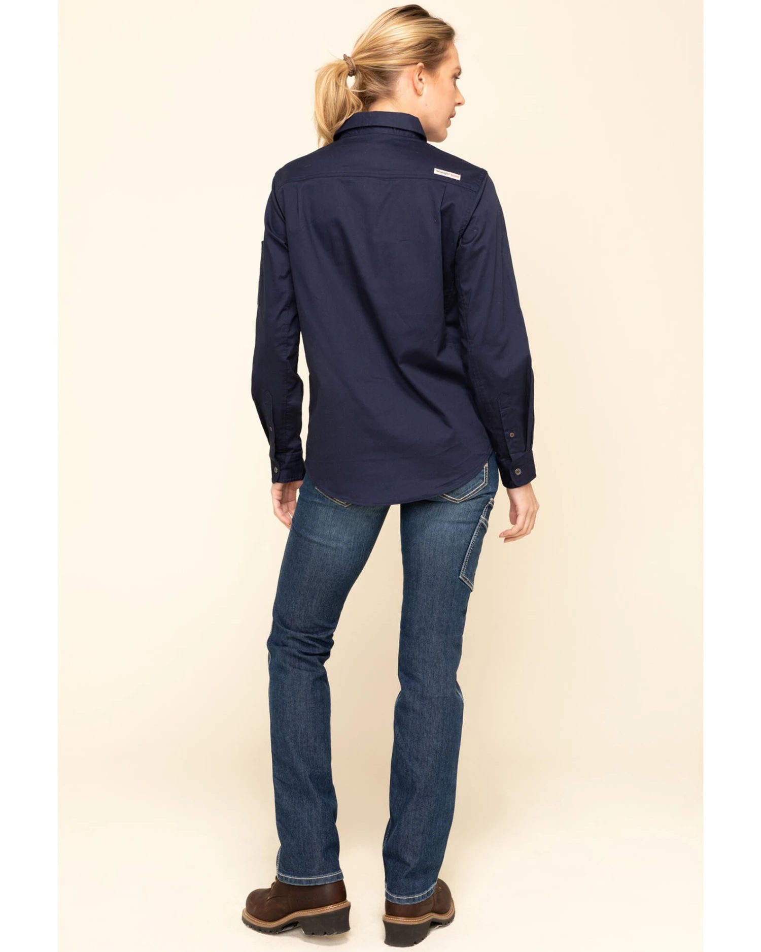 Ariat Women's Rebar Mid Rise Durastretch Nightride Riveter Work Straight Jeans 1 Ariat Women's Rebar Mid Rise Durastretch Nightride Riveter Work Straight Jeans