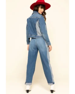 Lee Women's High Rise Seamed Relaxed Stovepipe Jeans -Cowgirl Edge Sales 2000323230 400 P5