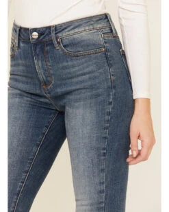 Driftwood Women’s Medium Wash Suede Patchwork Flare Jeans -Cowgirl Edge Sales 2000328193 400 P5