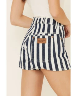 Wrangler Women's Striped Shorts 7 Wrangler Women's Striped Shorts -Cowgirl Edge Sales 2000332319 900 P4