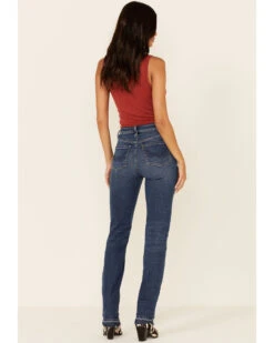 Idyllwind Women's Going Places Dark Wash Straight Leg Jeans 7 Idyllwind Women's Going Places Dark Wash Straight Leg Jeans -Cowgirl Edge Sales 2000342569 401 P2