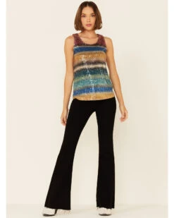 Tasha Polizzi Women's Natasha Sequins Tank Top -Cowgirl Edge Sales 2000344750 900 P5