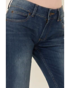 Wrangler Retro Women's Mae Nadia Light-Wash Stretch Bootcut Jeans -Cowgirl Edge Sales 2000346643 400 P2
