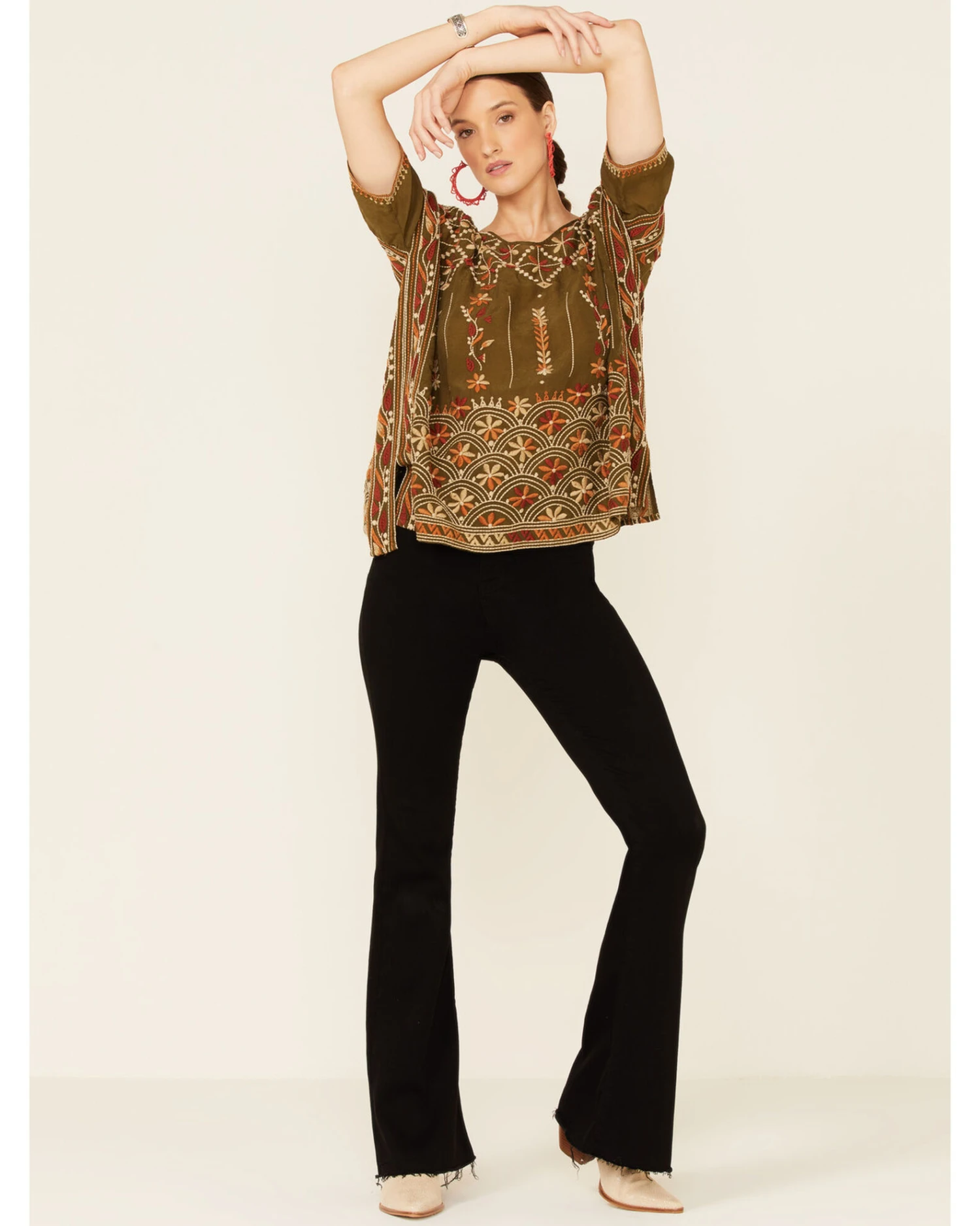 Johnny Was Women's Aubrey Blouse 4 Johnny Was Women's Aubrey Blouse - Image 4