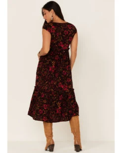 Idyllwind Women's Floral Willow Branch Midi Dress -Cowgirl Edge Sales 2000352414 001 P4