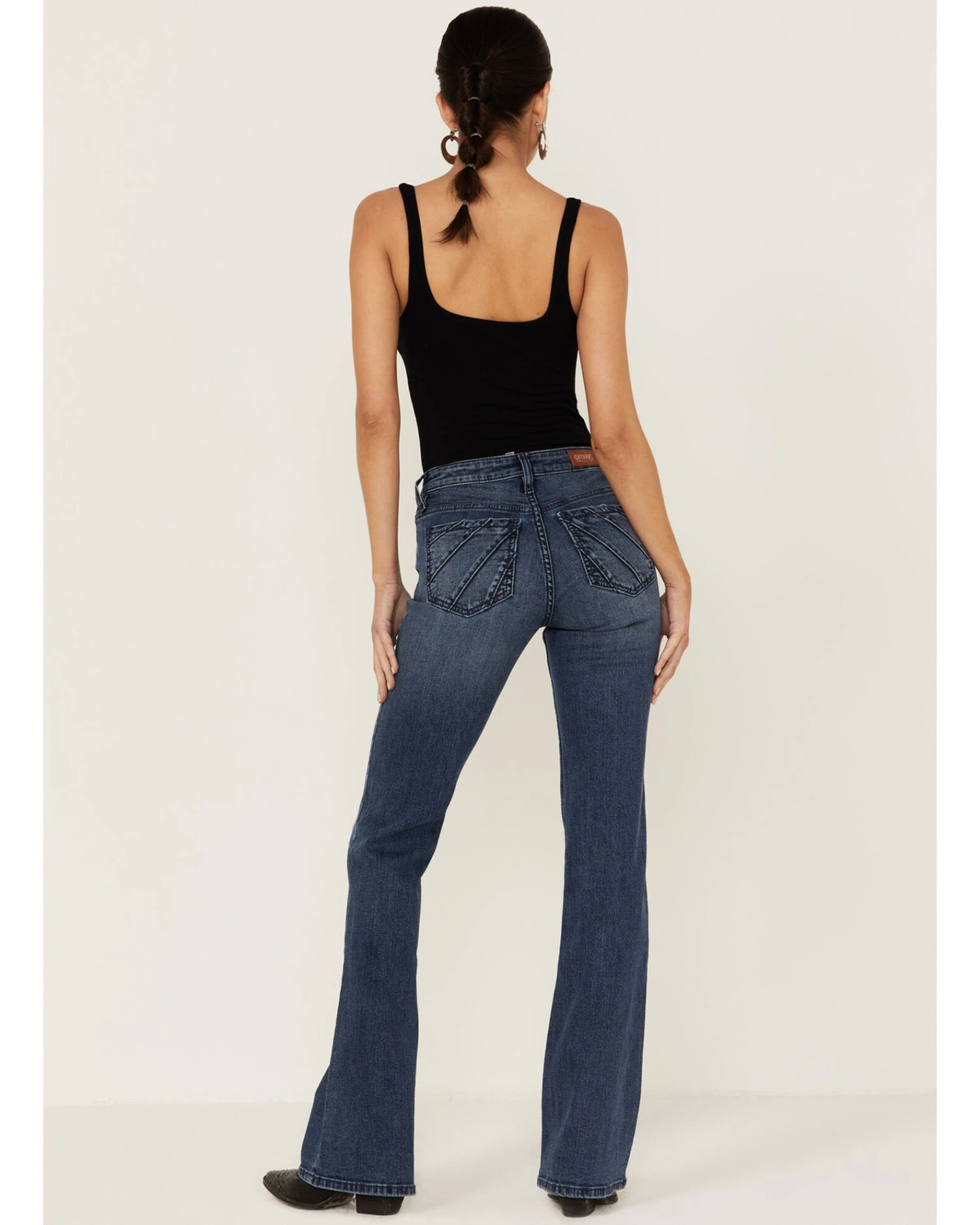 Shyanne Women's Mr. Dreamer Mid Basic Bootcut Jeans 1 Shyanne Women's Mr. Dreamer Mid Basic Bootcut Jeans