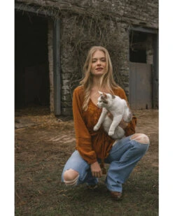 Idyllwind Women's Romance Floral Embroidered Swiss Dot Blouse 8 Idyllwind Women's Romance Floral Embroidered Swiss Dot Blouse -Cowgirl Edge Sales 2000359149 255 P1