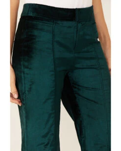 Free People Women's Walk With You Velvet Flare Trousers -Cowgirl Edge Sales 2000359563 300 P2