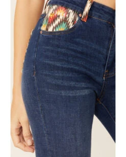 Ranch Dress'n Women's Hayes Southwestern Pocket Bootcut Jeans