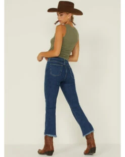 Just Black Denim Dark Wash Kick Flare Jeans 7 Just Black Denim Dark Wash Kick Flare Jeans -Cowgirl Edge Sales 2000360278 416 P4