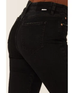 Cowgirl Edge Sales 9 Daze Women's Black Daily Driver Crop High Rise Denim Jeans