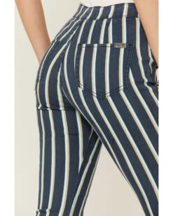 Rock & Roll Denim Women's Bargain Bell Stripe Flare Jeans