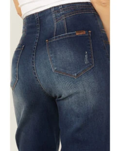 Rock & Roll Denim Women's Palazzo Seamed Front Flare Jeans -Cowgirl Edge Sales 2000360887 401 P4