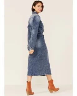 Billy T Women's Denim Millie Midi Dress -Cowgirl Edge Sales 2000361080 400 P4