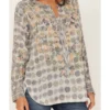 Johnny Was Women's Lakeside Darlyn Embroidered Blouse