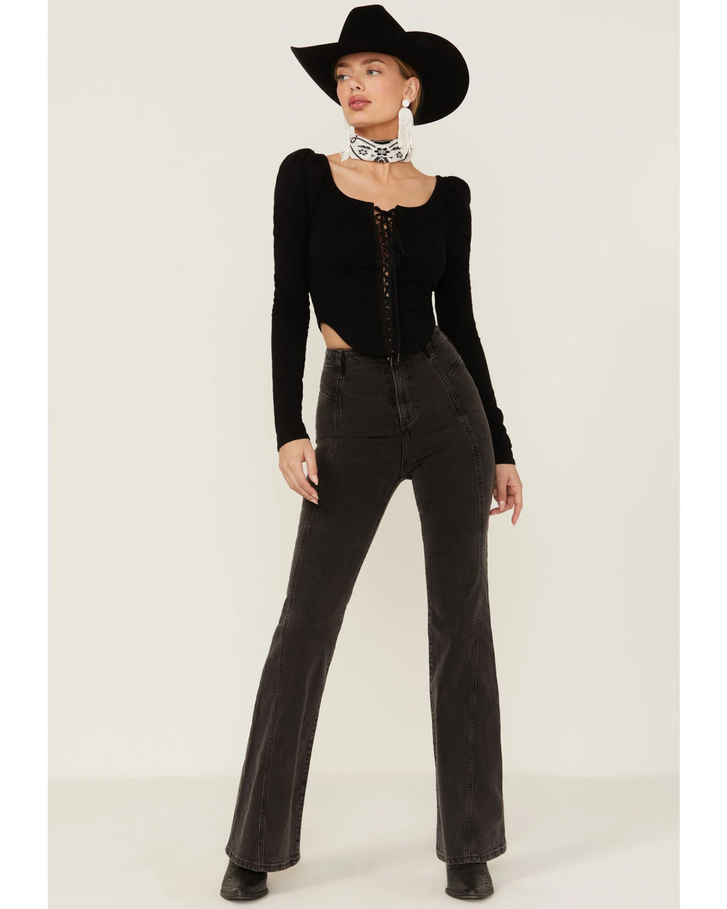 Free People Women's Willow Long Sleeve Top 3 Free People Women's Willow Long Sleeve Top - Image 3