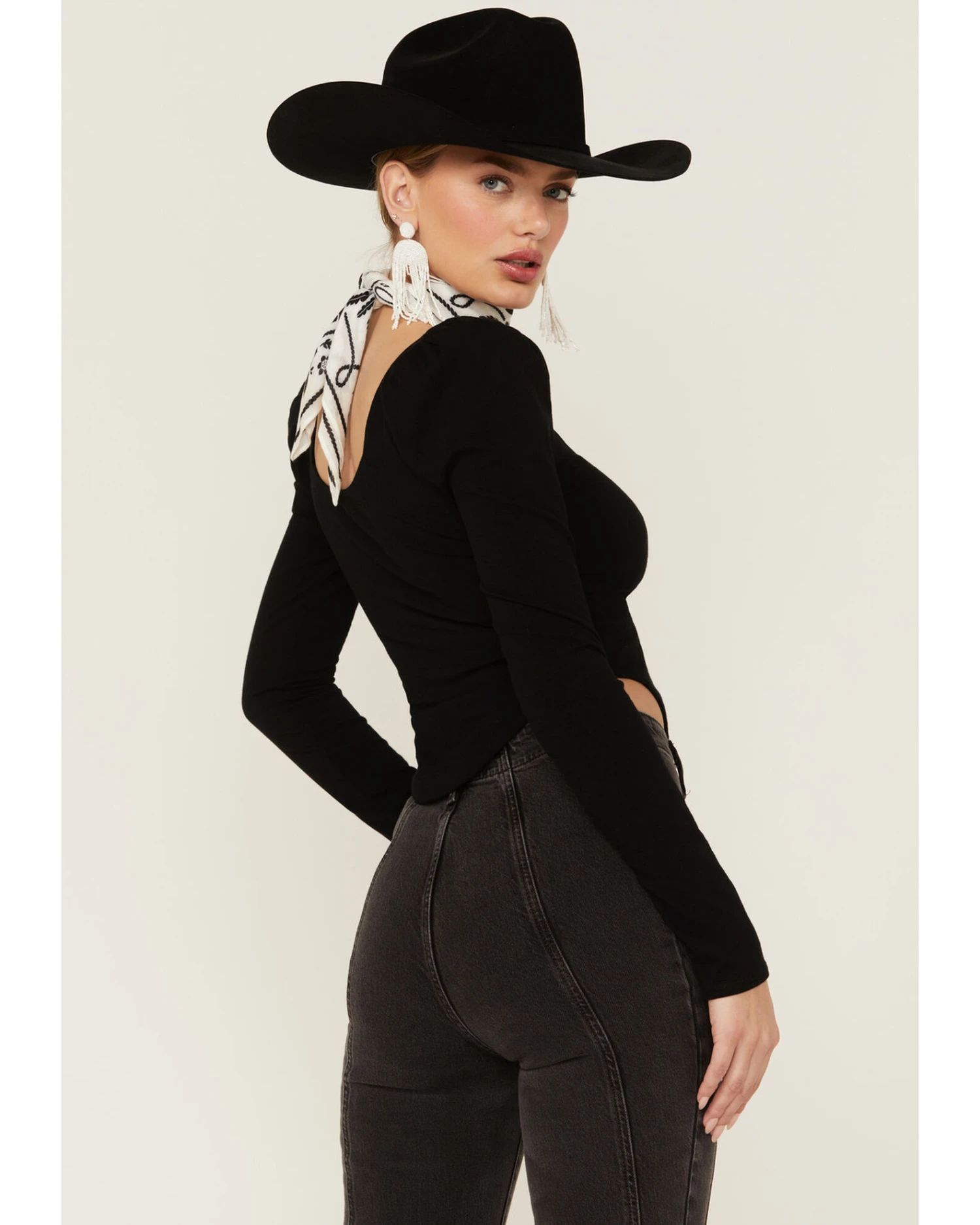 Free People Women's Willow Long Sleeve Top 1 Free People Women's Willow Long Sleeve Top