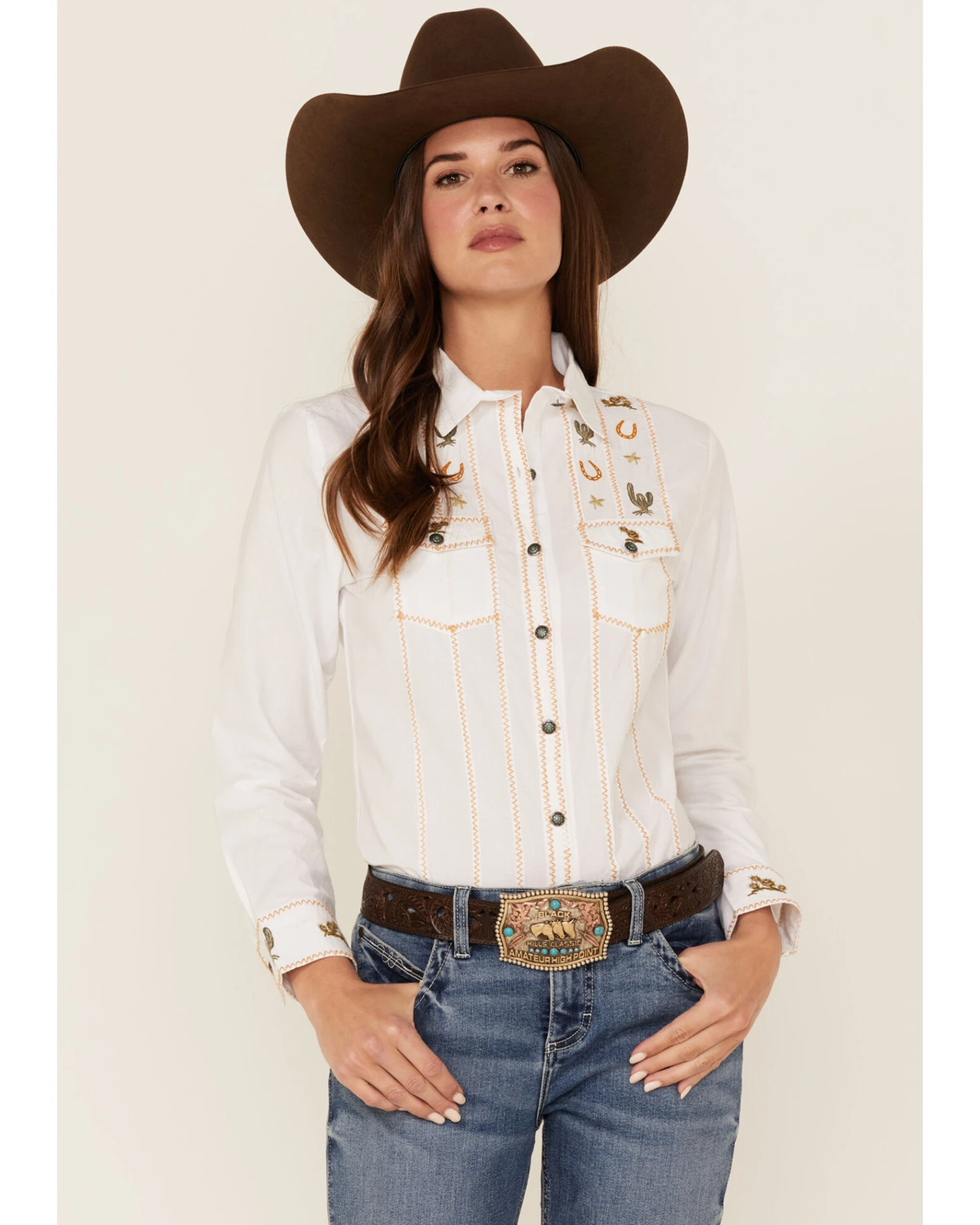 Tasha Polizzi Women's Jackson Embroidered Western Shirt 1 Tasha Polizzi Women's Jackson Embroidered Western Shirt