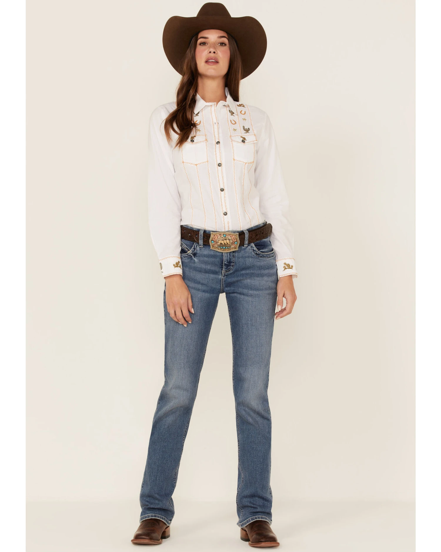 Tasha Polizzi Women's Jackson Embroidered Western Shirt 4 Tasha Polizzi Women's Jackson Embroidered Western Shirt - Image 4