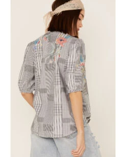 Johnny Was Women's Jordan Lisbon Floral Shirt 7 Johnny Was Women's Jordan Lisbon Floral Shirt -Cowgirl Edge Sales 2000363626 900 P4