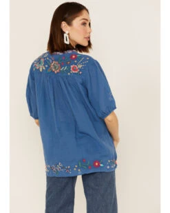 Johnny Was Women's Olinda Effortless Embroidered Floral Blouse 7 Johnny Was Women's Olinda Effortless Embroidered Floral Blouse -Cowgirl Edge Sales 2000363649 400 P4