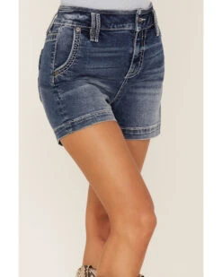 Miss Me Women's Sailor Flap Pocket Denim Jean Shorts -Cowgirl Edge Sales 2000364473 400 P4