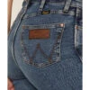 Wrangler Retro Women's Medium Wash High Rise Hadley Stretch Trouser Flare Jeans
