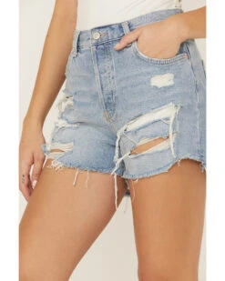 Free People Women's Maggie Kiss Me Distressed Shorts