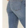 Lola Jeans Women's Light Wash High Rise Straight Jeans