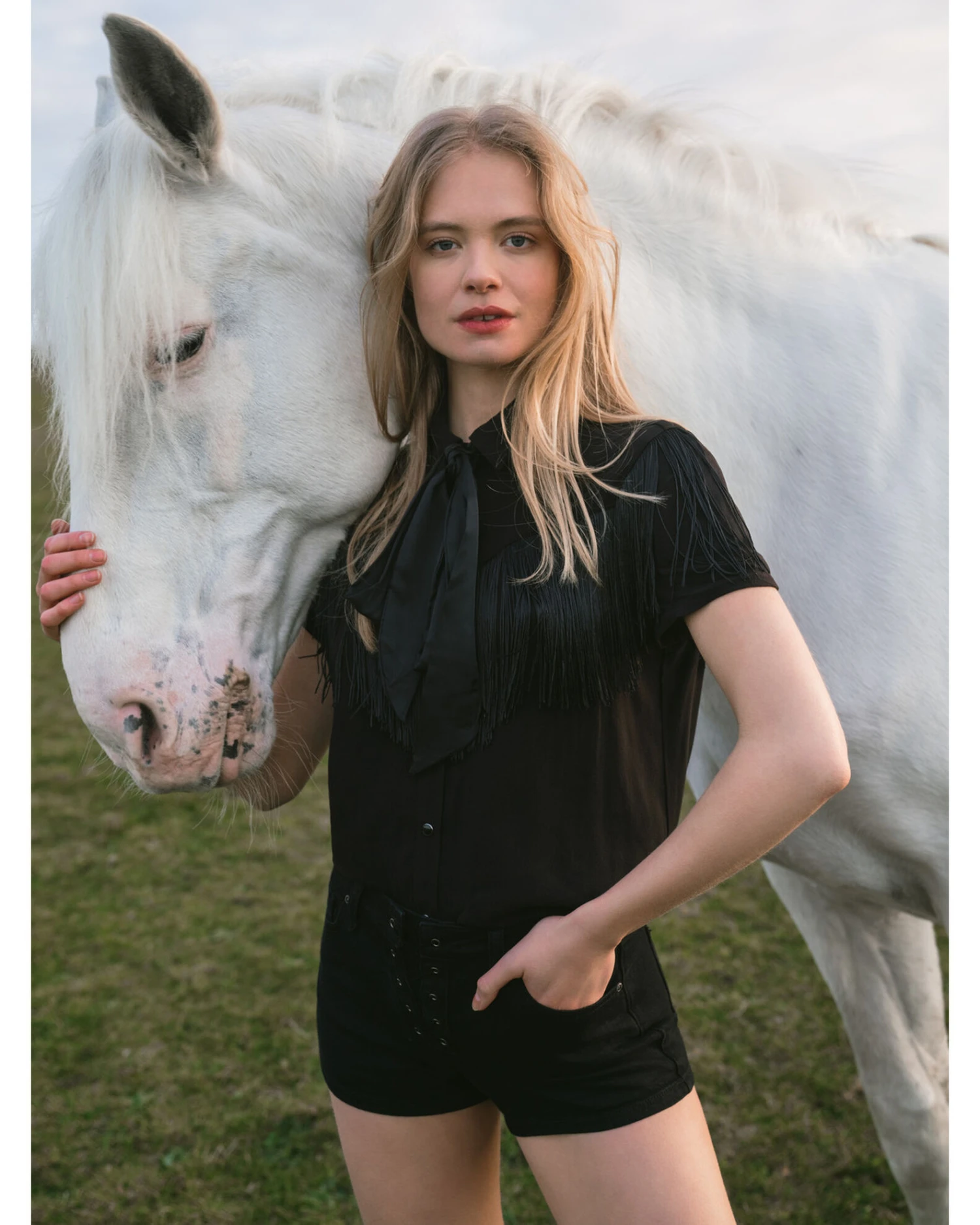 Idyllwind Women's Wild Times Fringe Western Short Sleeve Shirt 3 Idyllwind Women's Wild Times Fringe Western Short Sleeve Shirt - Image 3