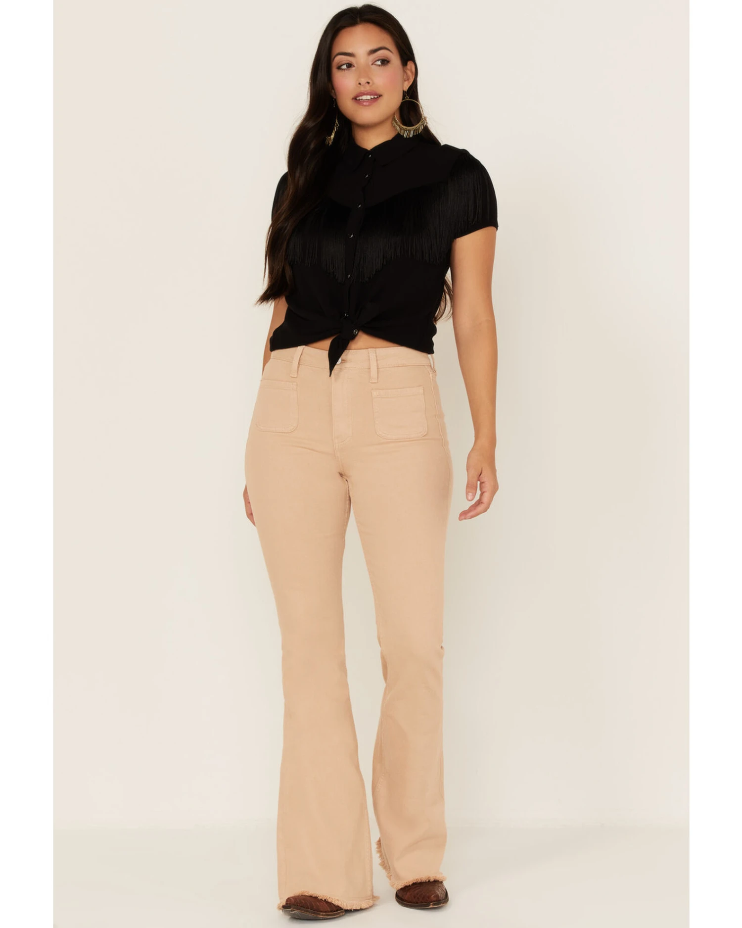 Idyllwind Women's Wild Times Fringe Western Short Sleeve Shirt 2 Idyllwind Women's Wild Times Fringe Western Short Sleeve Shirt - Image 2