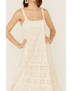 Jen's Pirate Booty Women's Flower Power Eyelet Lace Maxi Dress -Cowgirl Edge Sales 2000367181 101 P3