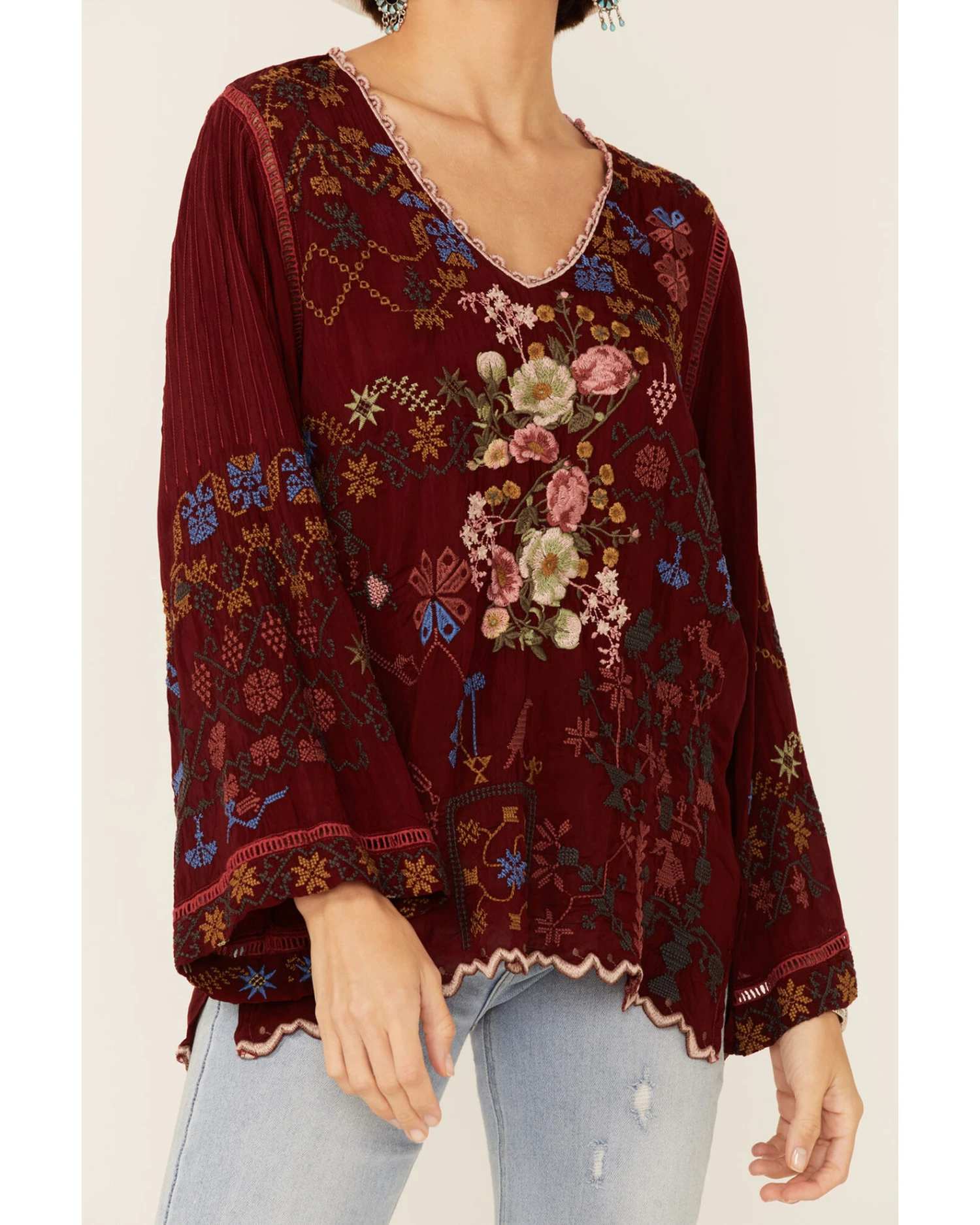 Johnny Was Women's Canterie Blouse 1 Johnny Was Women's Canterie Blouse