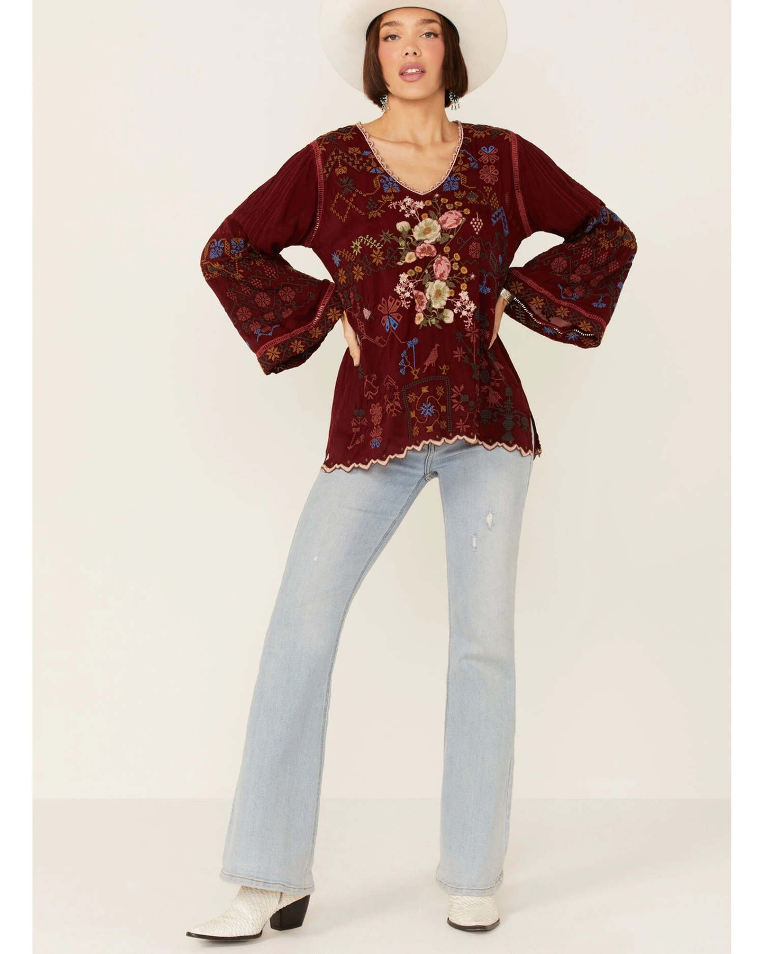 Johnny Was Women's Canterie Blouse 3 Johnny Was Women's Canterie Blouse - Image 3