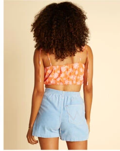 Billabong X Wrangler Women's High Rise According To Corduroy Shorts -Cowgirl Edge Sales 2000368007 400 P3