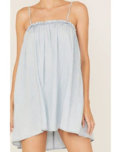 Show Me Your Mumu Women's Chambray Angel Mini Dress