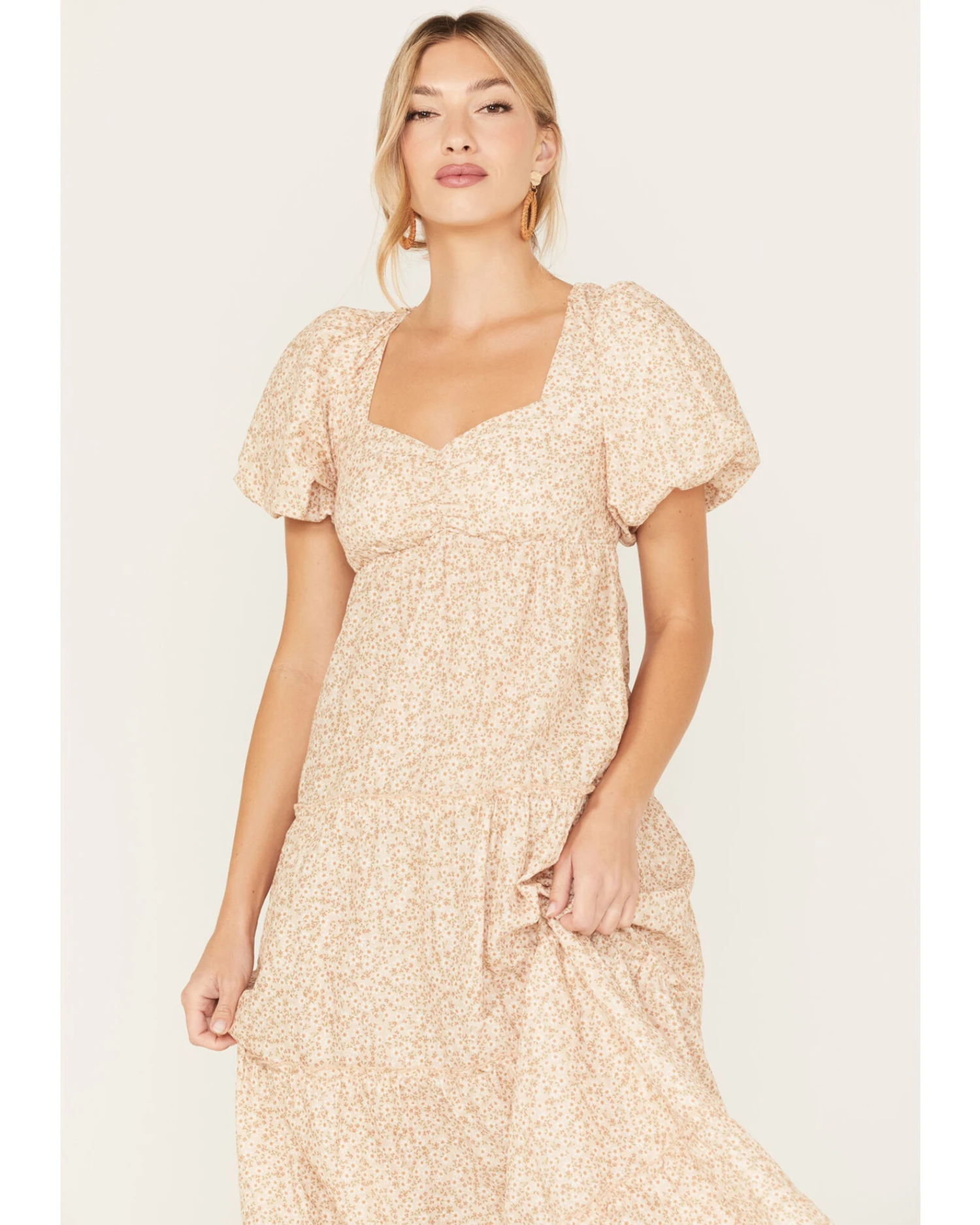 Show Me Your Mumu Women's Odette Daisy Print Midi Dress 2 Show Me Your Mumu Women's Odette Daisy Print Midi Dress - Image 2