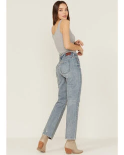 Unpublished Denim Women's Willa Rogue Straight Jeans -Cowgirl Edge Sales 2000370860 400 P3