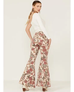 Free People Women's Barcelona Combo Print Float On Flare Jeans -Cowgirl Edge Sales 2000372377 900 P3
