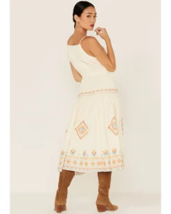 Miss Me Women's Southwestern Embroidered Tiered Midi Dress -Cowgirl Edge Sales 2000372852 110 P4