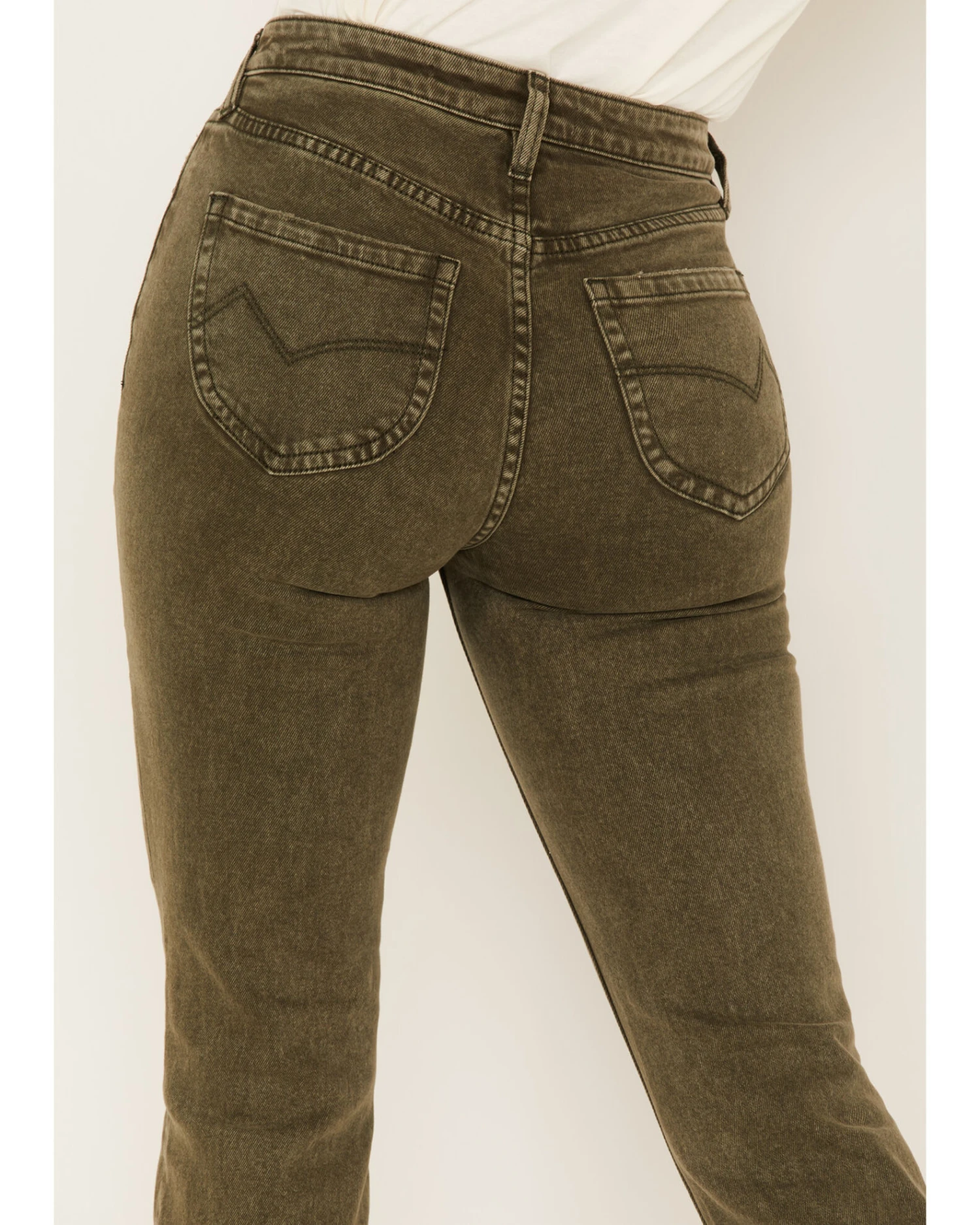 Cleo + Wolf Women's High Rise Ankle Straight Jeans 1 Cleo + Wolf Women's High Rise Ankle Straight Jeans