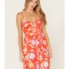 Free People Women's Wisteria Floral Print Maxi Dress